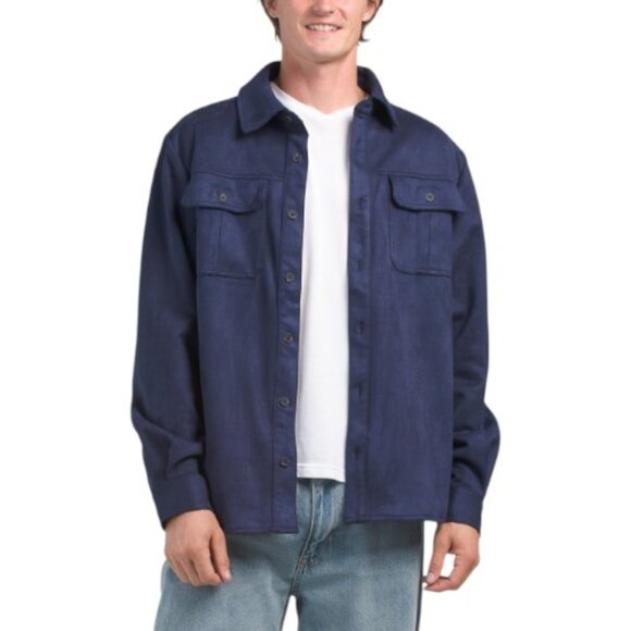 Buffalo David Bitton Other - BUFFALO DAVID BITTON Faux Suede Jonnas Stretch Shirt Jacket